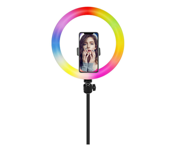 Mozos Lampa pierścieniowa LED 26cm RGB - 1239238 - zdjęcie 2